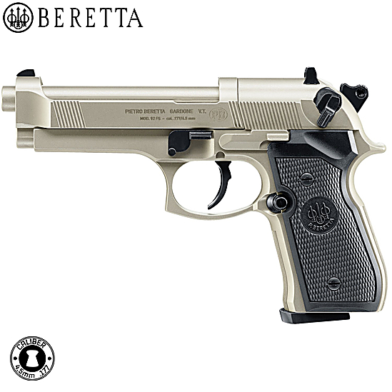 Achetez En Ligne Pistolet Plomb CO2 Beretta M92 FS Finition En Nickel