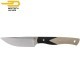 Bestech Knife Heidi Blacksmith Black and Beige G10 D2