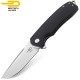 Bestech Pocket Knife Lion Black G10 D2