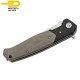 Bestech Pocket Knife Swordfish Black Beige G10 D2