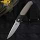 Bestech Pocket Knife Swordfish Black Beige G10 D2