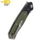 Bestech Pocket Knife Swordfish Black Green G10 D2