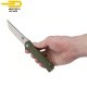 Bestech Couteau de Poche Kendo Vert Armee G10 D2