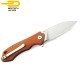 Bestech Couteau de Poche Beluga Orange G10 D2