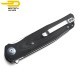 Bestech Pocket Knife Ascot Black Carbon Fibre G10 D2