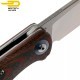 Bestech Pocket Knife Ascot Carbon Fibre Red G10 D2