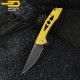 Bestech Pocket Knife Eye of Ra Yellow G10 D2