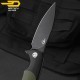Bestech Pocket Knife Penguin Black Army Green G10 D2