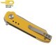 Bestech Pocket Knife Syntax Yellow G10 154CM