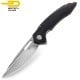 Bestech Pocket Knife Ornetta Black G10 D2