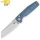 Bestech Pocket Knife Slasher Blue Micarta D2
