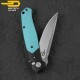 Bestech Pocket Knife Swordfish Black Blue G10 14C28N