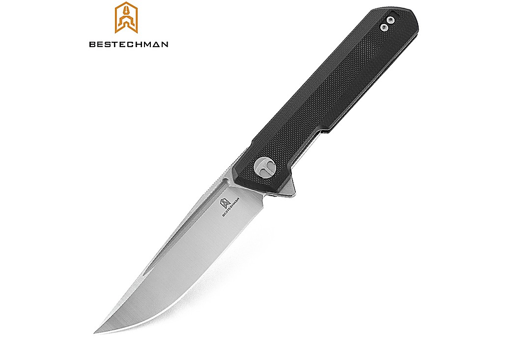 Bestechman Couteau de Poche Dundee Noir G10 D2