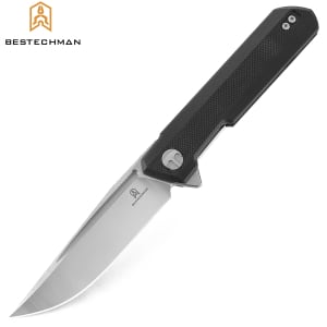 Bestechman Pocket Knife Dundee Black G10 D2