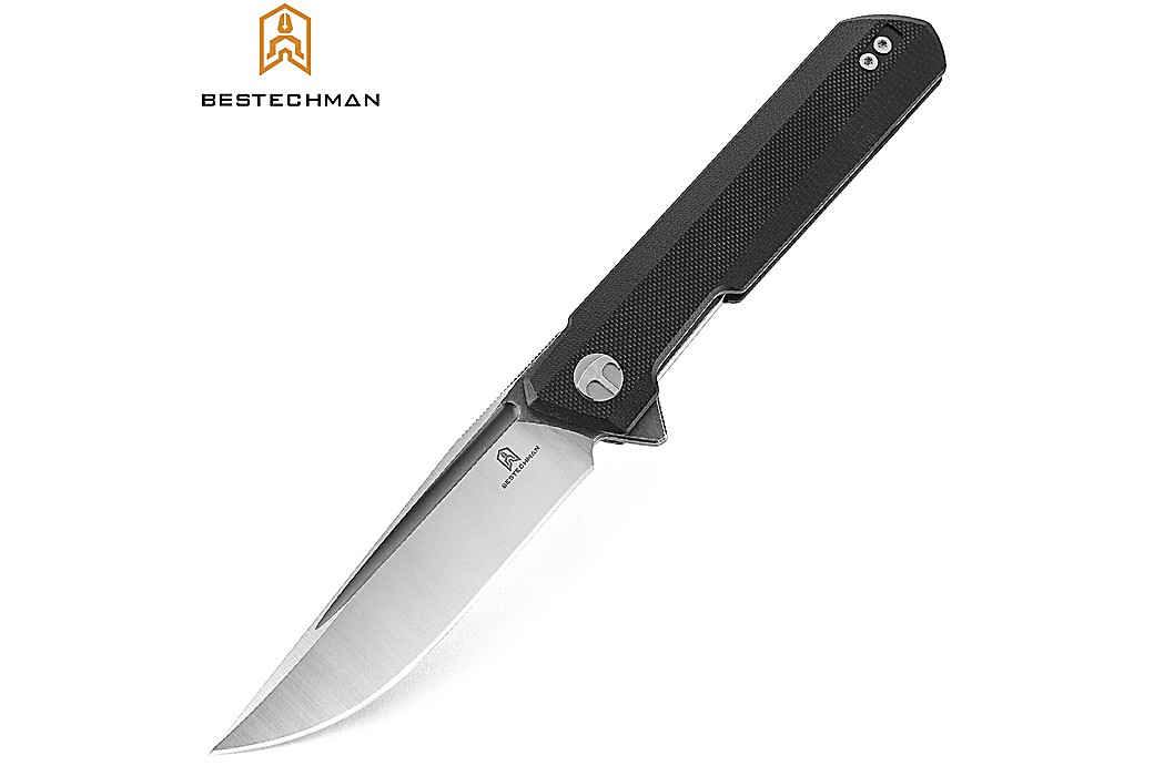 Bestechman Couteau de Poche Dundee Noir G10 D2