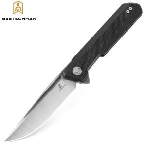 Bestechman Pocket Knife Dundee Black G10 D2