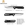 Bestechman Pocket Knife Dundee Black G10 D2