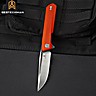 Bestechman Couteau de Poche Dundee Orange G10 D2