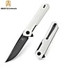 Bestechman Couteau de Poche Dundee Blanc G10 D2