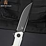 Bestechman Pocket Knife Dundee White G10 D2