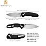 Bestechman Pocket Knife Ronan Black G10 14C28N