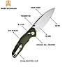 Bestechman Pocket Knife Ronan OD Green G10 14C28N