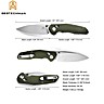 Bestechman Pocket Knife Ronan OD Green G10 14C28N