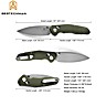 Bestechman Navaja Ronan Verde OD Stonewash G10 14C28N