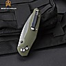 Bestechman Couteau de Poche Ronan Vert Stonewash OD G10 14C28N