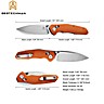 Bestechman Couteau de Poche Ronan Orange G10 14C28N