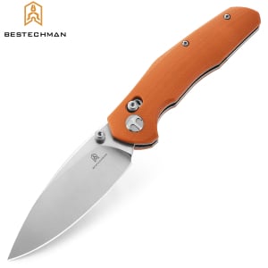 Bestechman Couteau de Poche Ronan Orange G10 14C28N