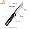 Bestechman Pocket Knife Dundee Black G10 D2 GT