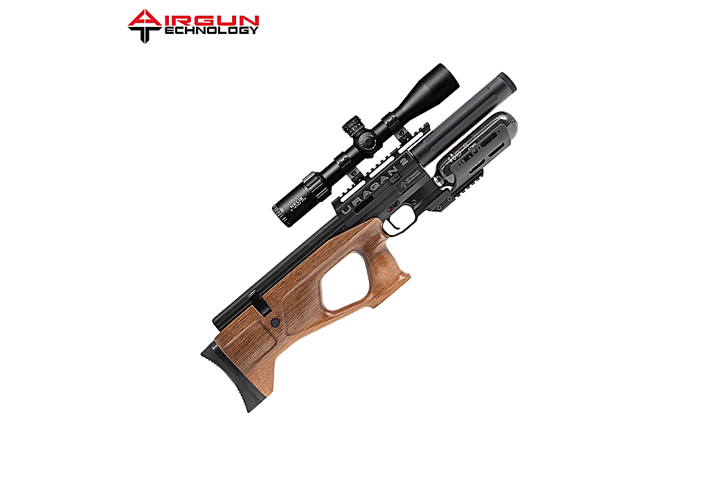 Carabina PCP AGN Technology Uragan 2 Compact Walnut Nogueira