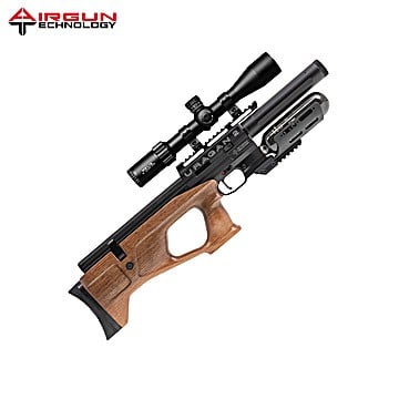 Carabina PCP AGN Technology Uragan 2 Compact Walnut Nogueira