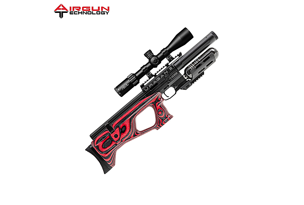 PCP Air Rifle AGN Technology Uragan 2 Compact Red Laminate