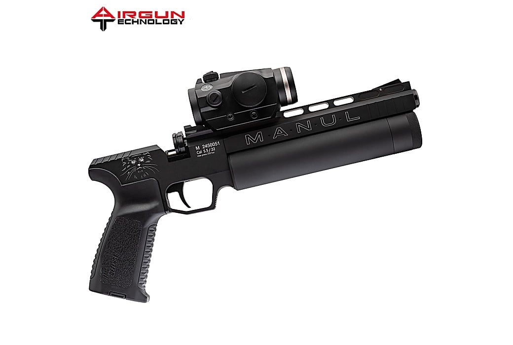 PCP Air Pistol Airgun Technology Manul Black