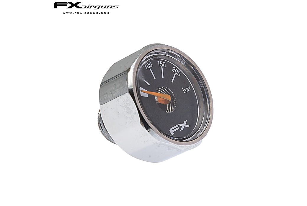 FX Pressure Gauge 23 mm 1/8 0-200 BAR