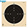 Blanco Centro Pistola 25m | 50m y Carabina 100m Kruger 25.5x26cm 250pcs (Numerados)