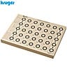 Cible Benchrest 25m Kruger 42X29.7cm 100pcs