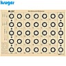 Alvo Benchrest 25m Kruger 42X29.7cm 100pcs