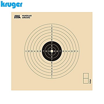 Target Rifle CCART Kruger 10m 13x14.5cm 250 pcs