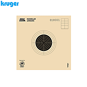 Blancos Carabina Precisión Kruger 10m 10x10cm 250pcs (Numerados)