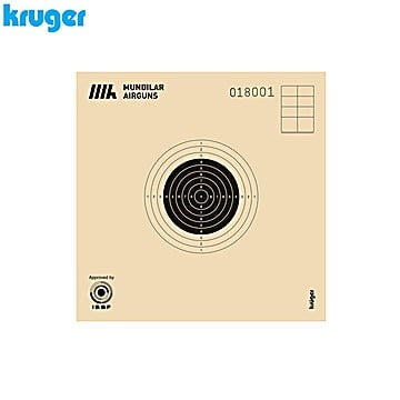 Target Precision Air Rifle Kruger 10m 10x10cm 250 pcs (Numbered)