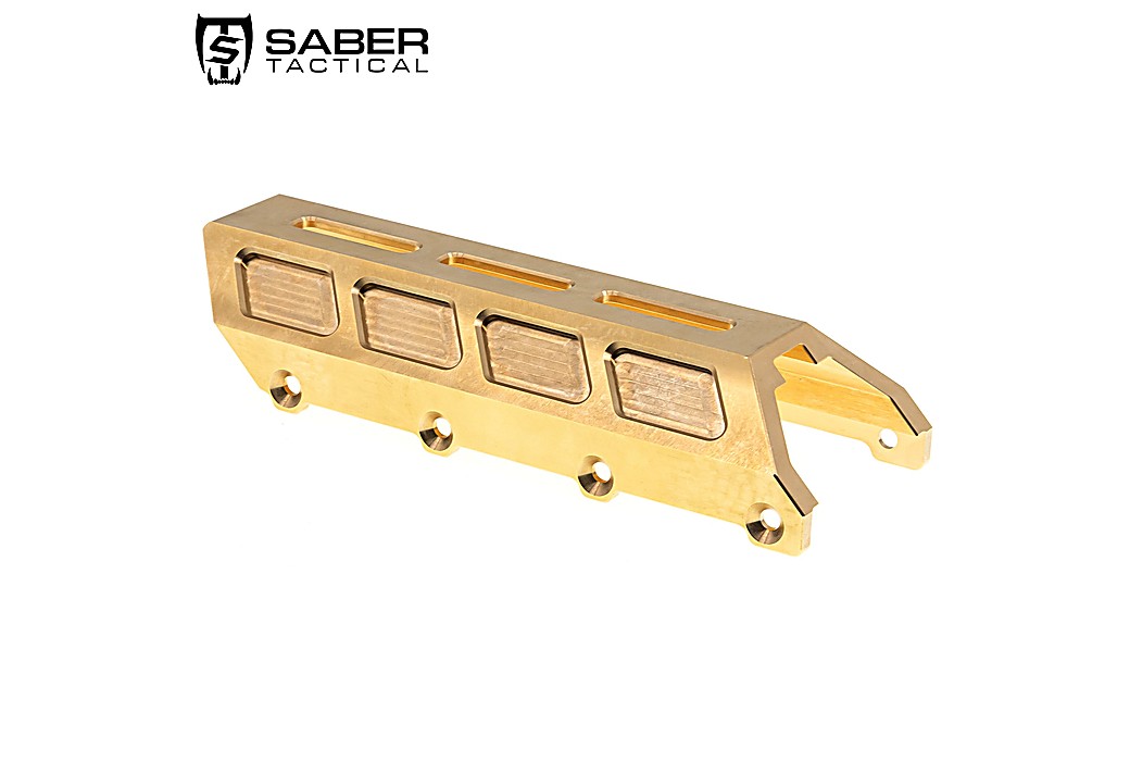 Ponte Peso Latão Rail Arca FX Panthera Saber Tactical Brass Bridge