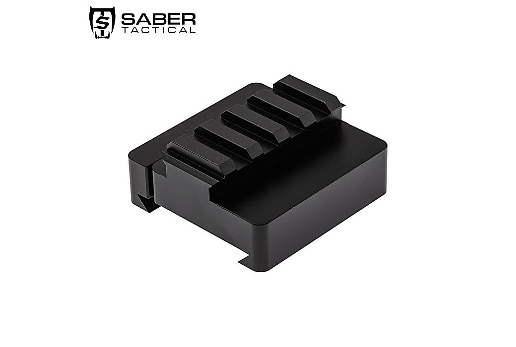 Saber Tactical Arca-Swiss to Weaver | Picatinny Adapter