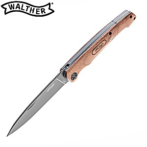 Walther Pocket Knife BWK1 440C Walnut