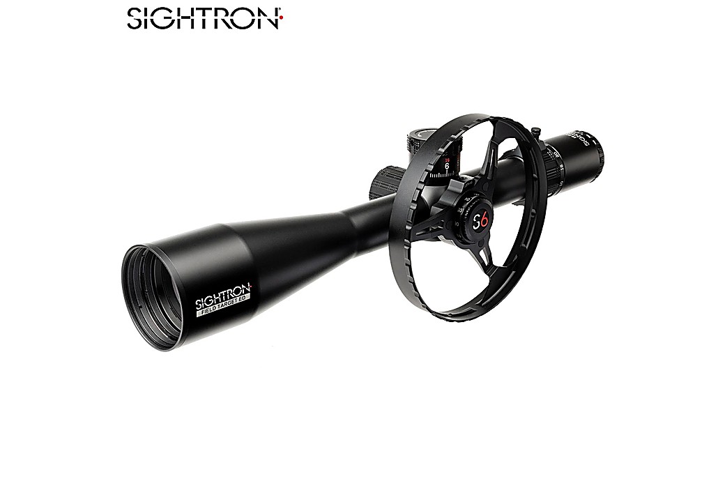 Lunette De Tir Sightron S6 10-60x56 ED FT Field Target MH-FT Side-Wheel