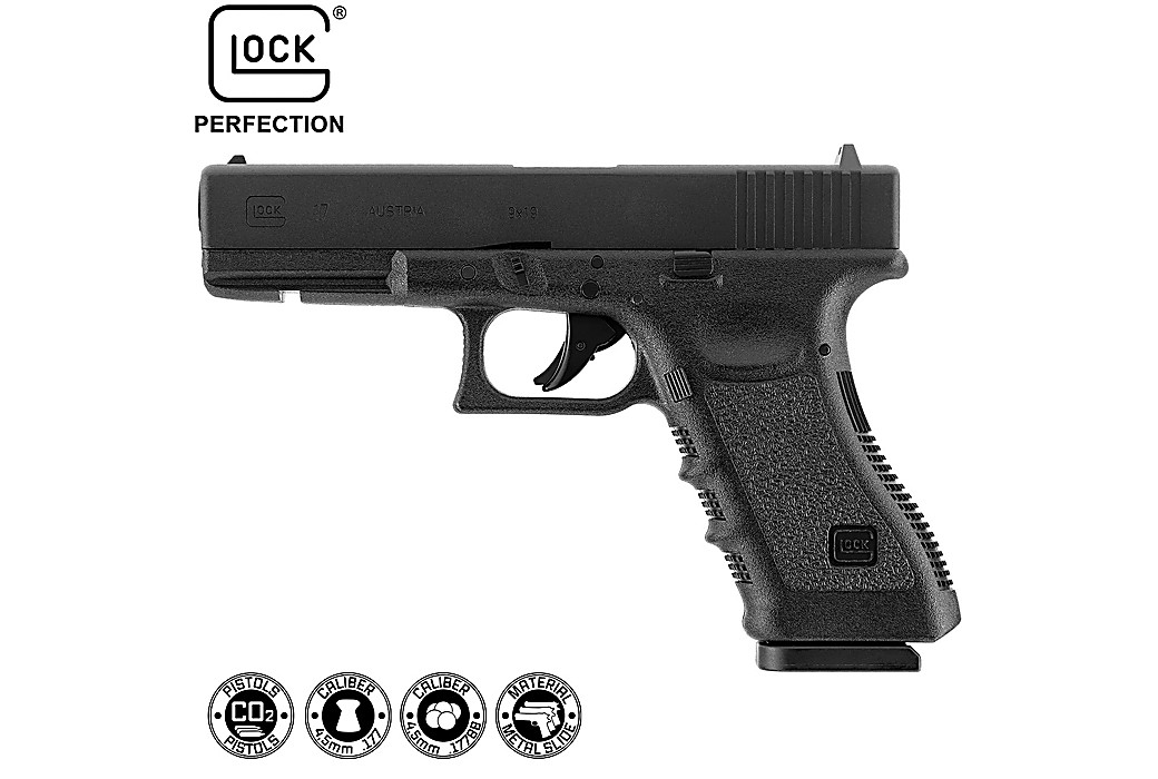 CO2 Pellet Air Pistol Glock 17 Blowback