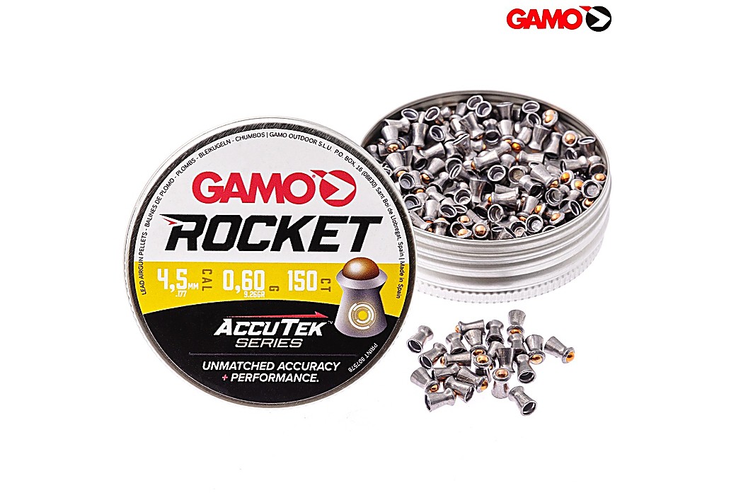 Balines GAMO Rocket Accutek Series 4.50mm (.177) 150Pcs