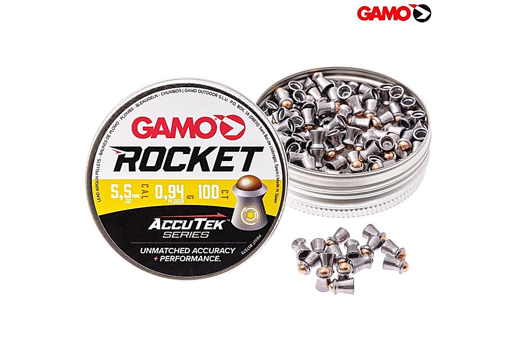 Balines GAMO Rocket Accutek Series 5.50mm (.22) 100Pcs